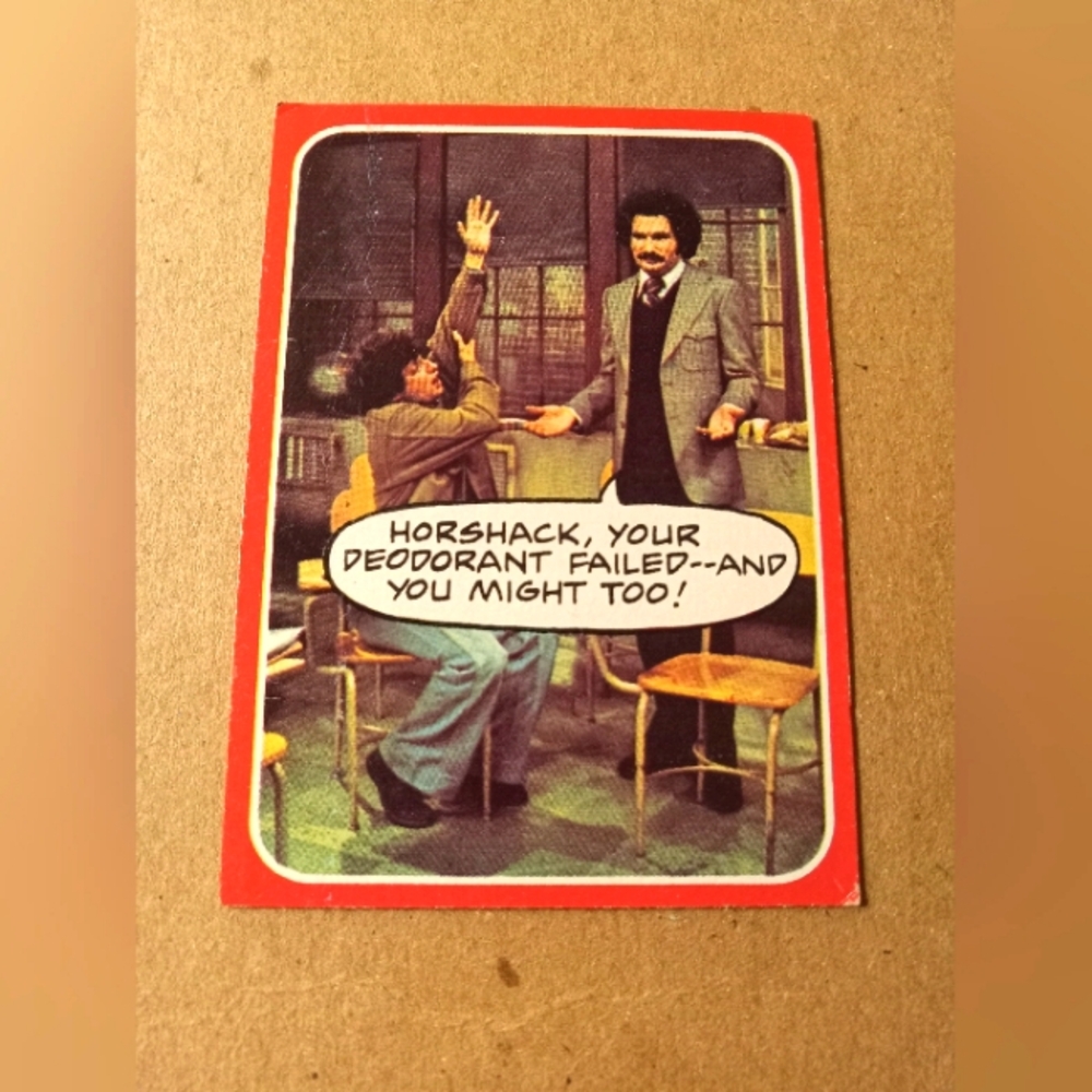 Welcome Back Kotter 1976 Trading Card #41